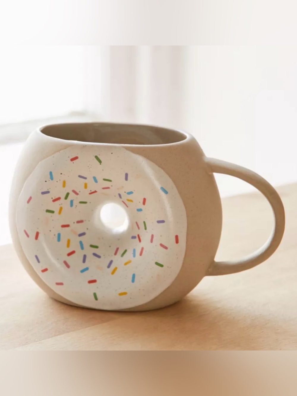 Urban Outfitters Donut Stoneware Coffee Tea Mug Cup New With Tag